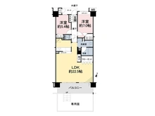【千葉県/柏市根戸】パークレジナス 間取り図