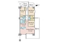 【東京都/江東区東砂】ヴェレーナシティ東京イーストガーデンズ 間取り図