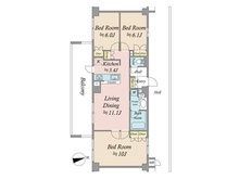 【東京都/江東区南砂】プレシス南砂 間取り図