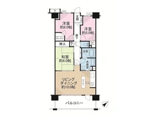 【神奈川県/相模原市南区東林間】クオス林間公園 間取り図
