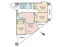 【神奈川県/相模原市南区上鶴間本町】ロアーブル・ガーデン町田 間取り図
