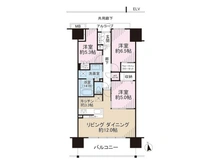 【神奈川県/藤沢市藤が岡】エアヒルズ藤沢 間取り図