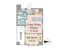 【東京都/新宿区新宿】パレステュディオ新宿御苑 間取り図