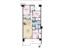 【東京都/稲城市若葉台】オーベル若葉台ヒルズ 間取り図