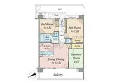 【神奈川県/横浜市港北区綱島東】ルネ綱島タイムズシンフォニー 間取り図