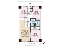 【神奈川県/横浜市栄区小菅ケ谷】クレール本郷台 間取り図