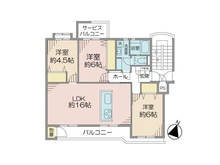 【神奈川県/川崎市宮前区けやき平】宮前平グリーンハイツ 間取り図
