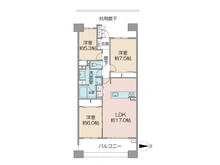 【東京都/杉並区桃井】in　the　Park荻窪サウステラス・シーズンテラス 間取り図