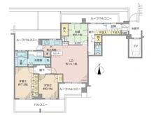 【東京都/練馬区豊玉南】オーベル徳殿公園 間取り図