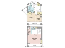【東京都/世田谷区南烏山】グローリオ蘆花公園ヴィラD棟 間取り図