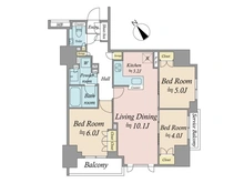 【東京都/中央区新川】シティハウス東京八重洲通り 間取り図