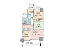 【東京都/府中市八幡町】ラヴィドール府中サザンテラス 間取り図