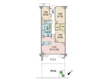 【東京都/府中市押立町】リビオ武蔵野台ヴェールフィーネ 間取り図