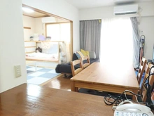 【千葉県/船橋市東中山】コスモ下総中山 約6帖和室との間仕切りをオープンにすることで開放感のある空間に仕上がります