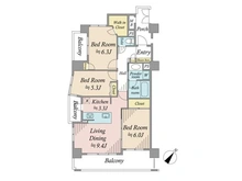 【千葉県/市川市南行徳】レクセルマンション南行徳 間取り図