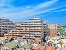 【千葉県/市川市南大野】クレストフォルム市川ウイングステージ 外観：ペットと一緒に暮らせるマンション（飼育細則有り）　3階部分・南西向き住戸