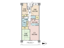 【千葉県/市川市大野町】市川大野パークハウス 間取り図