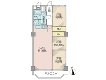 【千葉県/市川市市川】市川国府台マンション 間取り図
