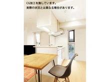 【東京都/目黒区下目黒】ザ・グランフォーリア目黒オープンスクエア キッチンには窓を設け、臭いもこもらない他、明るいです。（※一部ＣＧ加工写真）