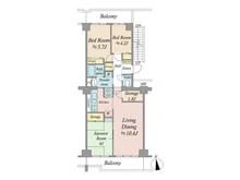 【埼玉県/和光市本町】シーアイハイツ和光 間取り図