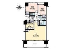 【東京都/足立区千住関屋町】サンクタスガーデン北千住 間取り図