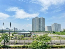 【東京都/江東区豊洲】オーベルグランディオ　ベイ・フロント バルコニーからの眺望です。前面棟が無く、開放感にあふれた景色をお楽しみ頂けます。