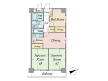 【東京都/品川区東品川】ドルミ東品川 間取り図