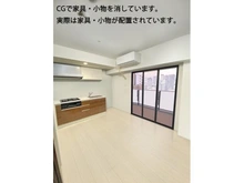 【東京都/台東区清川】パレ・ド・ルピナス南千住ＩＩ 外観：約9.4帖のLDKはバルコニーに面しております。