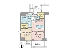 【東京都/台東区上野】リストレジデンス上野黒門町 間取り図