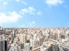 【東京都/台東区西浅草】浅草タワー 前面に遮るものがなく、開けた眺望となっております。天候によっては富士山をのぞむこともできます。