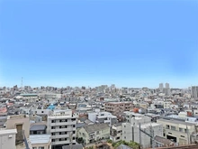 【東京都/荒川区荒川】田園キャッスル町屋 １０階バルコニーからの眺望です。角住戸につき、眺望良好です。