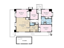 【東京都/荒川区東尾久】メイツ町屋 間取り図