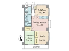【東京都/大田区上池台】上池台スカイマンション 間取り図