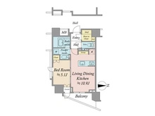 【東京都/新宿区市谷柳町】パークハウス市谷柳町 間取り図