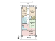 【東京都/板橋区蓮根】ステイツ蓮根アーバンステージ 間取り図
