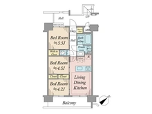 【東京都/北区赤羽】ミオカステーロ赤羽 間取り図