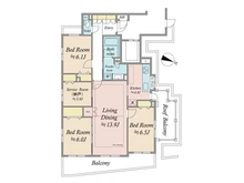 【東京都/板橋区坂下】シャリエ志村三丁目 間取り図