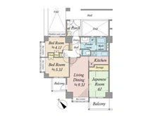 【東京都/墨田区文花】シーアイマンションあずま百樹園 間取り図