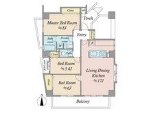 【東京都/江東区亀戸】シティポート亀戸 間取り図