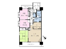 【千葉県/千葉市美浜区稲毛海岸】レックス稲毛 間取り図