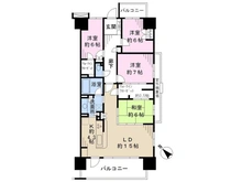【千葉県/千葉市中央区問屋町】ライネスシティ千葉みなと 間取り図
