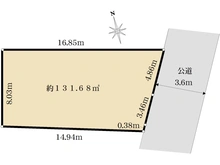 【東京都/調布市布田】調布市布田四丁目　売地 