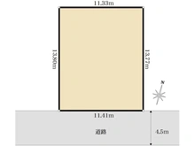 【神奈川県/横浜市栄区野七里】栄区野七里1丁目　古家付き土地 