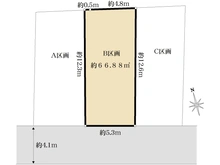 【埼玉県/朝霞市本町】朝霞市本町2丁目　建築条件付売地　B区画 