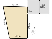 【埼玉県/戸田市美女木北】戸田市美女木北3丁目　売地 