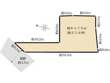 【大阪府/高槻市野田】高槻市野田二丁目　古家付土地 