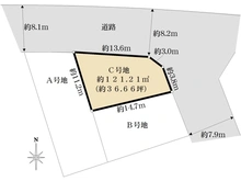 【大阪府/枚方市香里ケ丘】枚方市香里ケ丘七丁目　C号地 