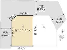 【埼玉県/さいたま市西区大字土屋】さいたま市西区大字土屋　売地　B区画 