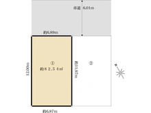 【神奈川県/相模原市中央区中央】相模原市中央区中央3丁目　売地　1区画/全2区画 