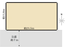 【大阪府/吹田市千里山西】大阪府吹田市千里山西5丁目　売土地 